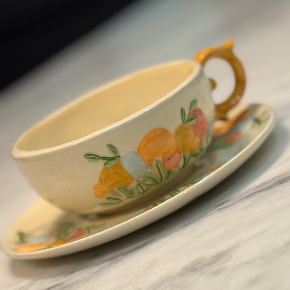 Vintage Mushroom Soup Bowl and Plate set. - Picture 13 of 13